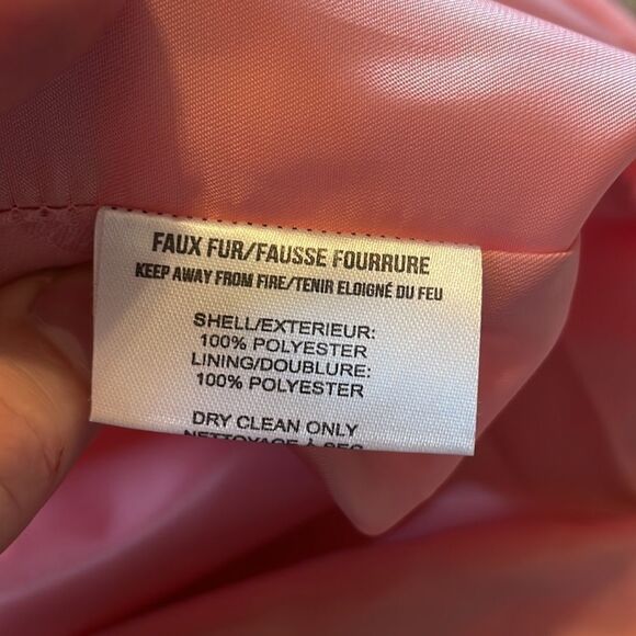 Apparis Sophie Faux Fur Coat Plush Pink XS - Picture 3 of 9